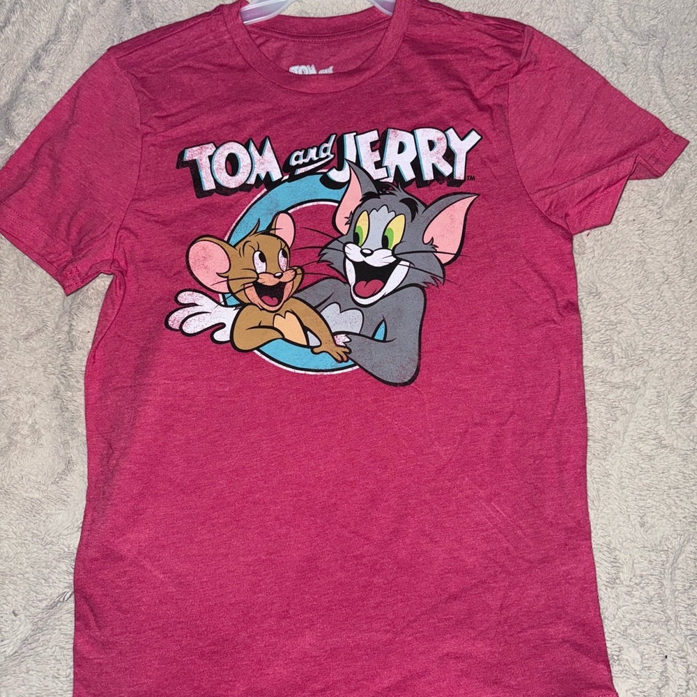 Tom and Jerry Kids Pink T-Shirt
